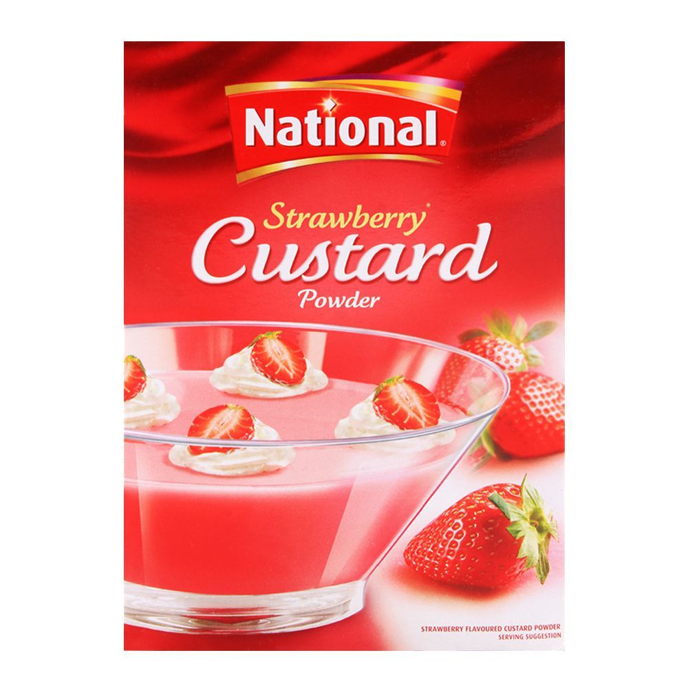 National Strawberry Custard 300gm - Main Image