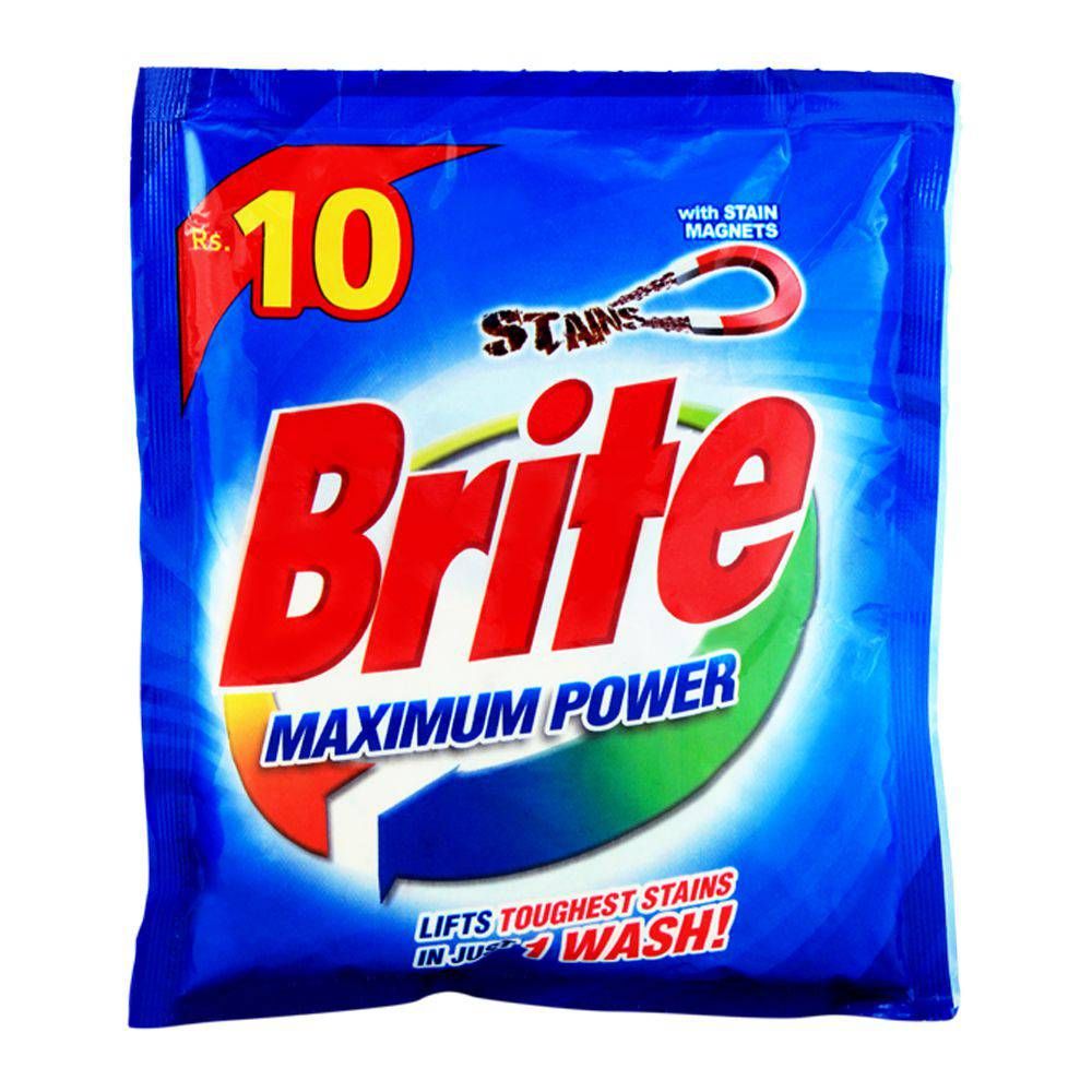 Brite Maximum Power Detergent Powder, 35g - Image 2