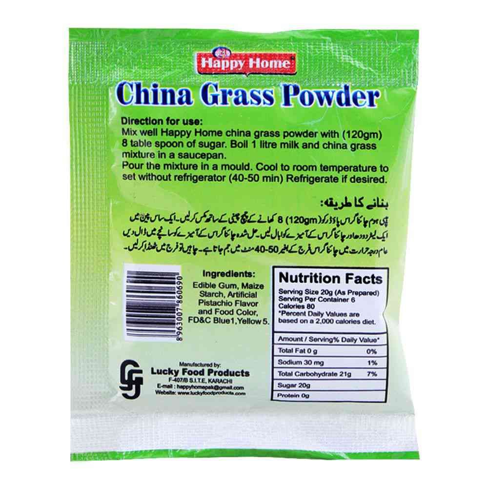 Happy Home China Grass Powder, Pistachio, 10g - Image 2