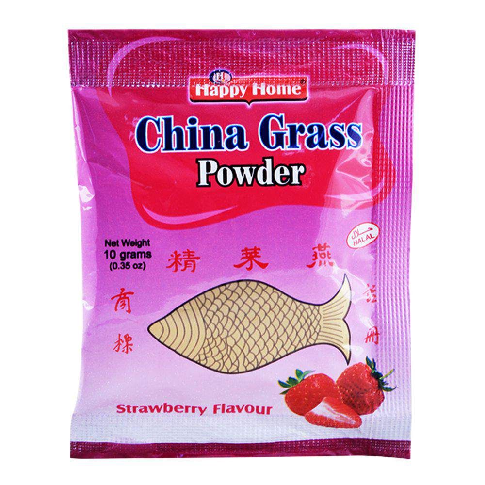 Happy Home China Grass Powder, Strawberry, 10g - Main Image