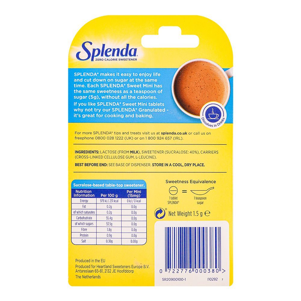 Splenda Zero Calorie Sweetener Tablets, 100-Pack - Image 2