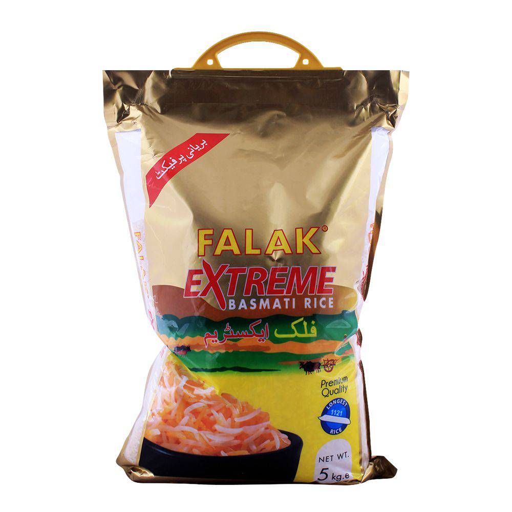 Falak Extreme Basmati Rice, Longest Rice, 5 KG - Main Image