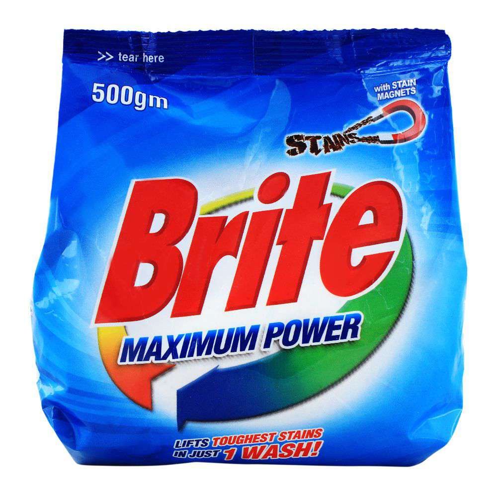 Brite Maximum Power Detergent Powder 500g - Image 2