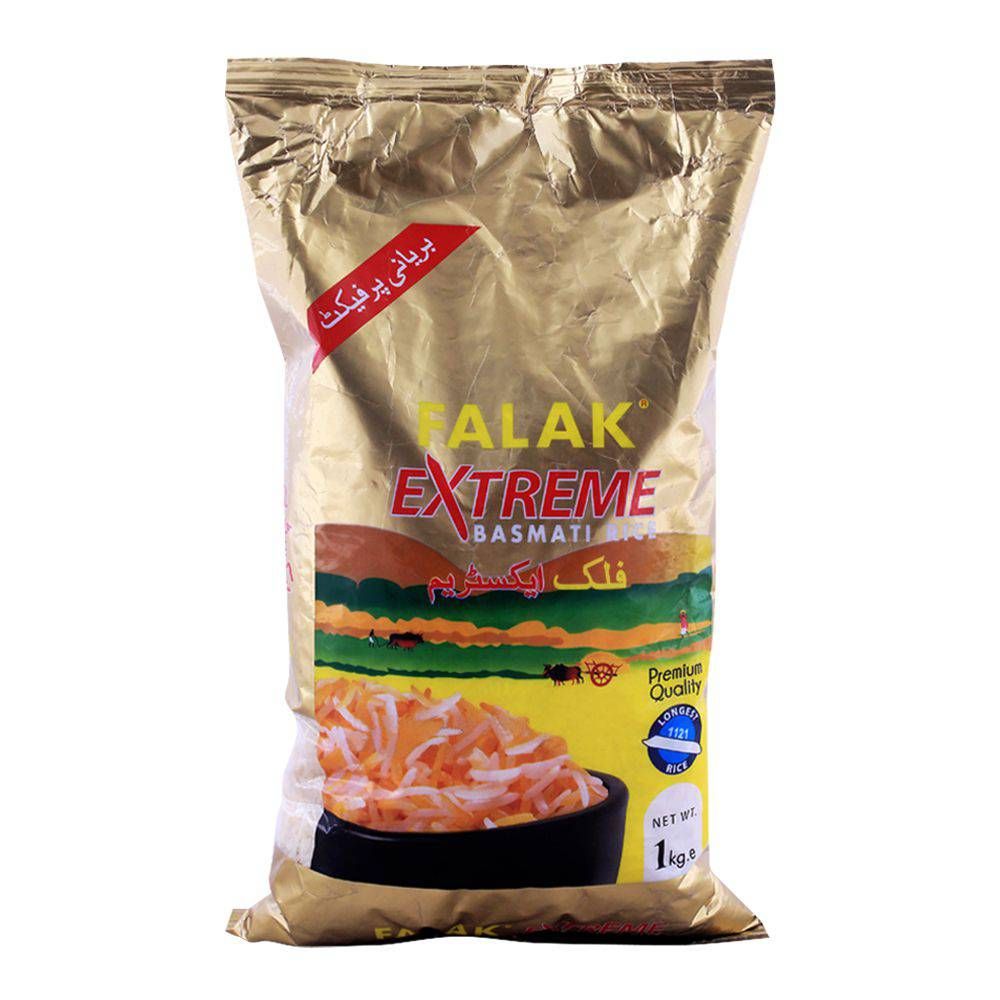 Falak Extreme Basmati Rice, Longest Rice, 1 KG - Main Image