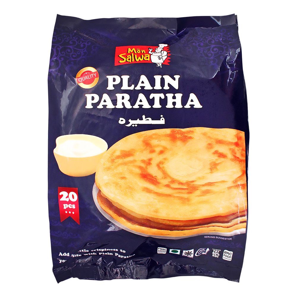 MonSalwa Plain Paratha, Family Pack, 20-Pack - Main Image