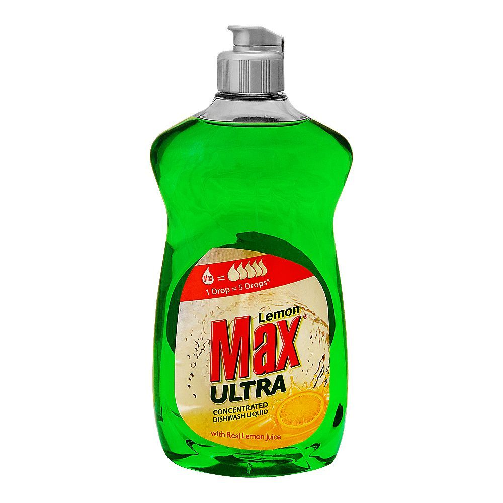 Max Ultra Dishwash Liquid Green, 500ml - Main Image