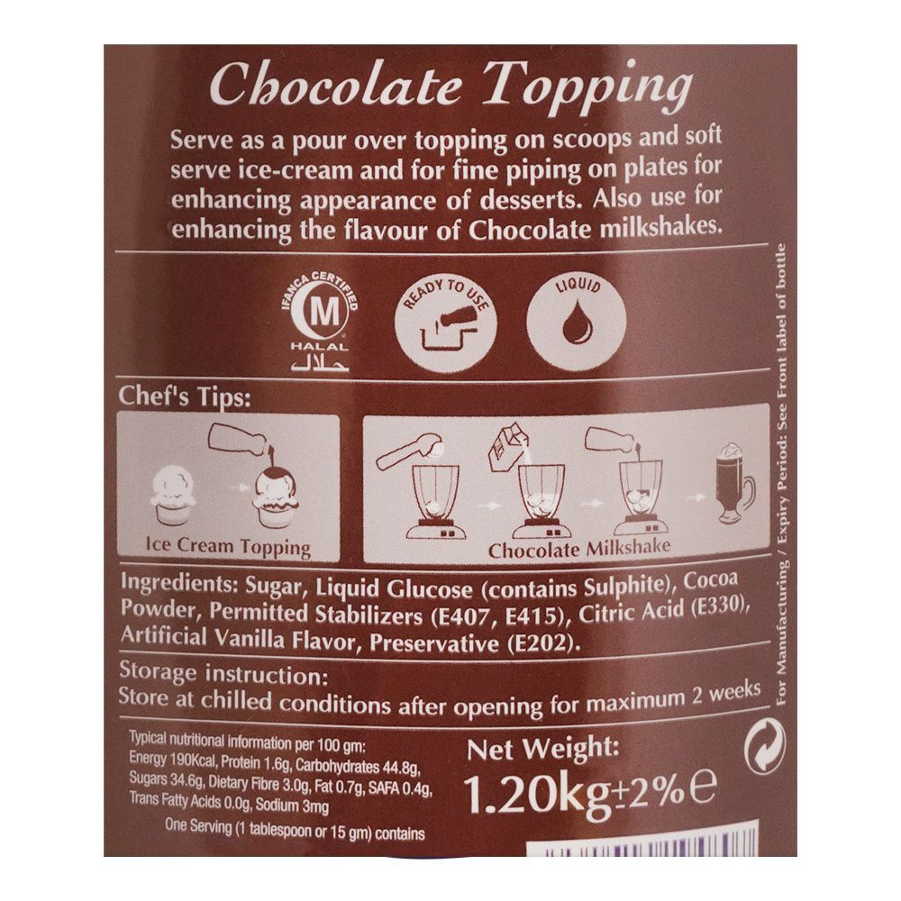 Carte D'Or Chocolate Topping, 1.20kg - Image 3