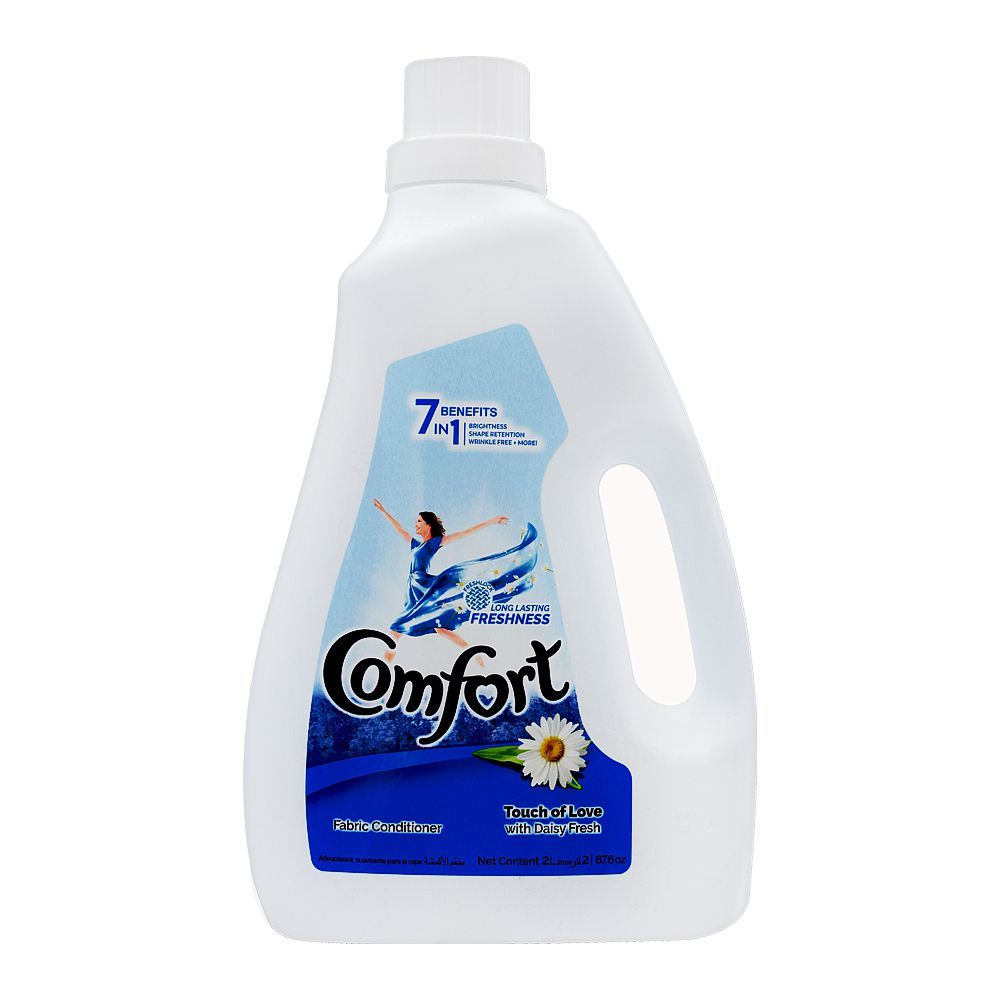 Comfort Fabric Conditioner, Touch Of Love With Daisy Fresh, 2 Liters - Main Image