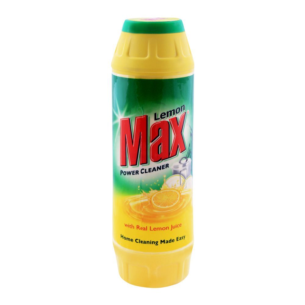 Lemon Max Power Cleaner, Dishwash Powder, Bottle, 450g - Image 2