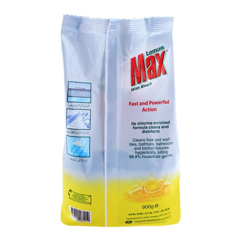 Lemon Max With Bleach, Multi-Purpose Cleaner, 900g - Image 2