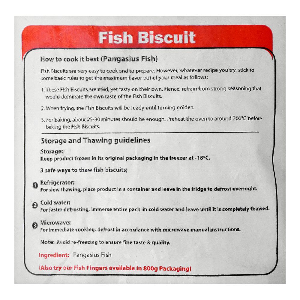 Menu Fish Biscuit, Pangasius Fish, 800g - Image 3