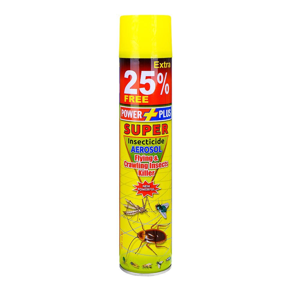 Power Plus Super Flying & Crawling Insects Aerosol, 500ml - Main Image