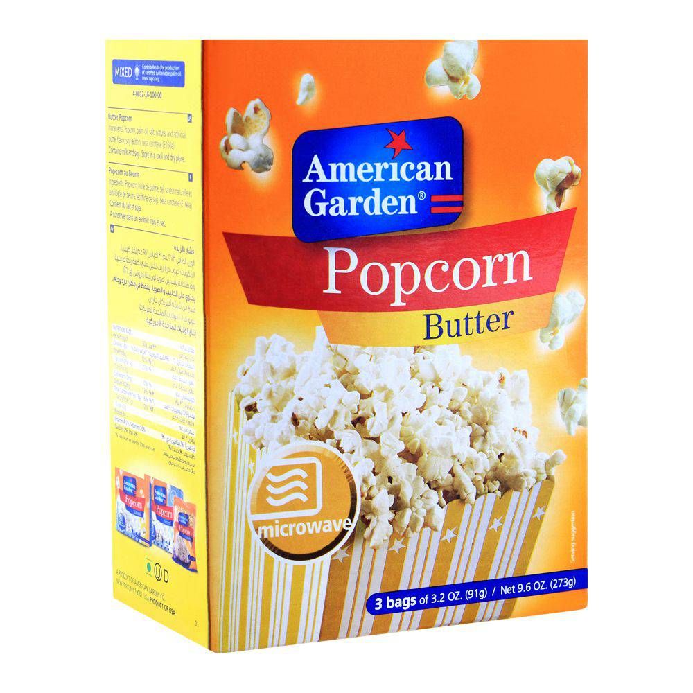 American Garden Butter Popcorn 297g - Main Image