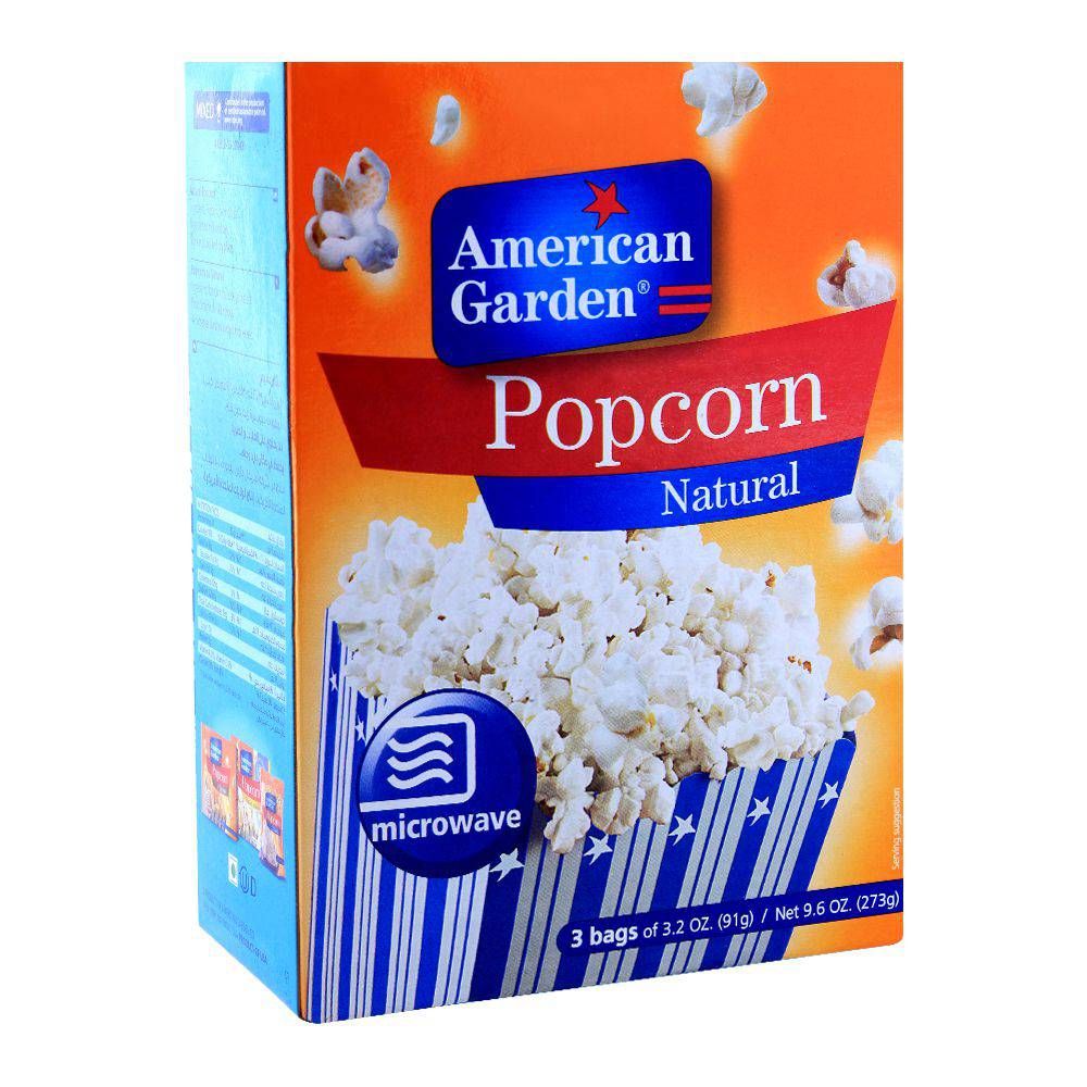 American Garden Natural Popcorn 273g - Main Image