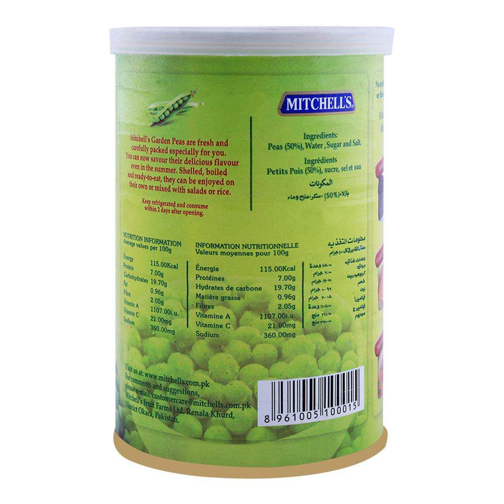 Mitchell's Garden Peas 450g - Image 2