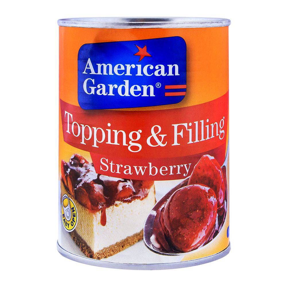 American Garden Strawberry Topping & Filling 595g - Main Image