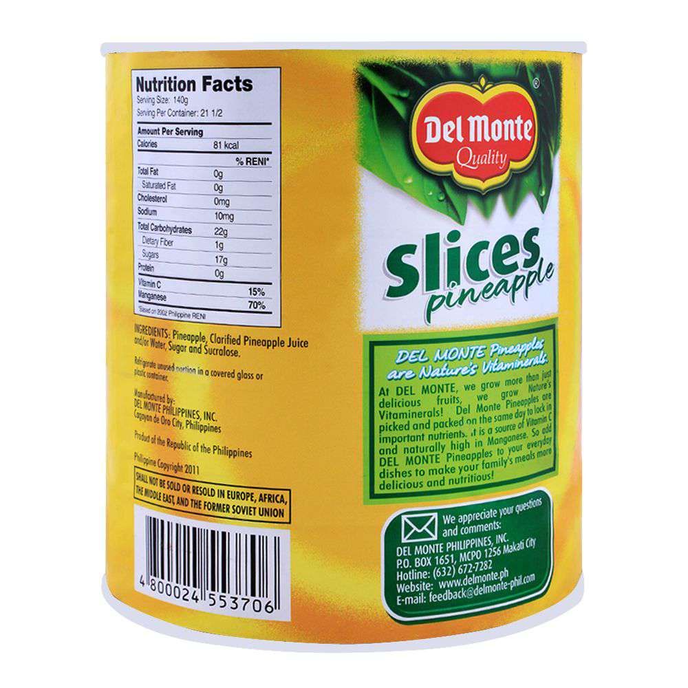 Delmonte Pineapple Slices 3.05Kg - Image 2