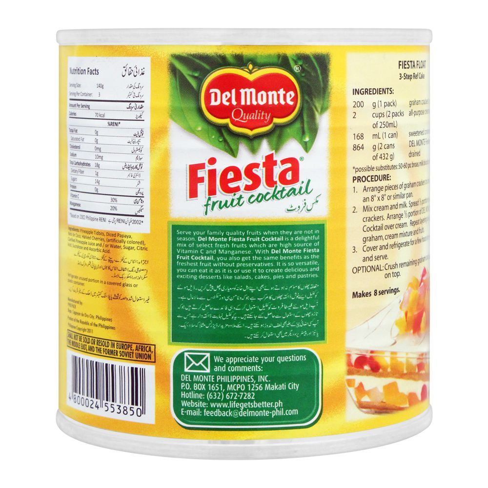 Delmonte Fiesta Fruit Cocktail, 432g - Image 2