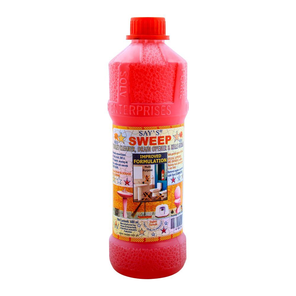 Say's Sweep Toilet Cleaner & Drain Opener 600ml - Main Image