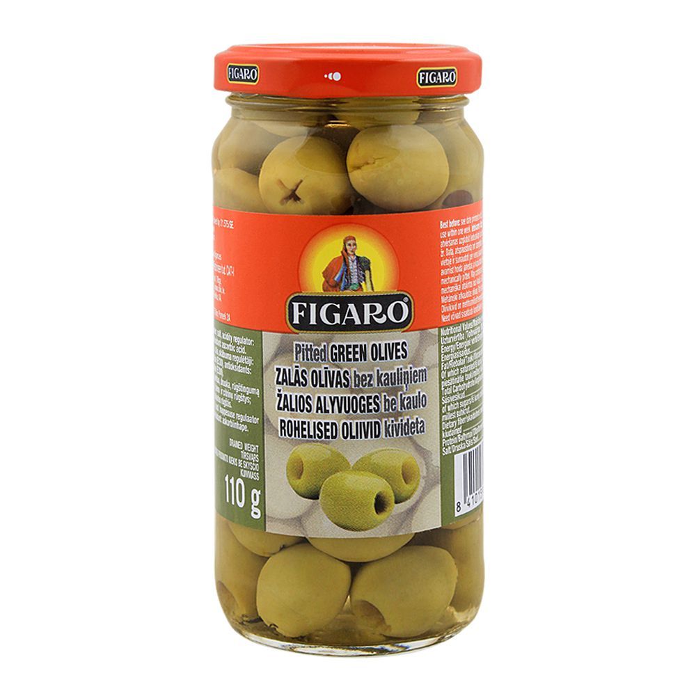 Figaro Pitted Green Olives, 240g - Main Image