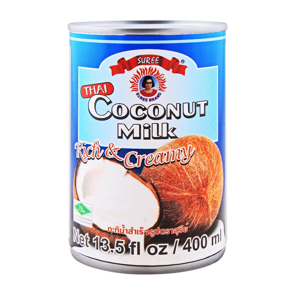 Suree Thai Coconut Milk, Rich & Creamy, 400ml - Main Image