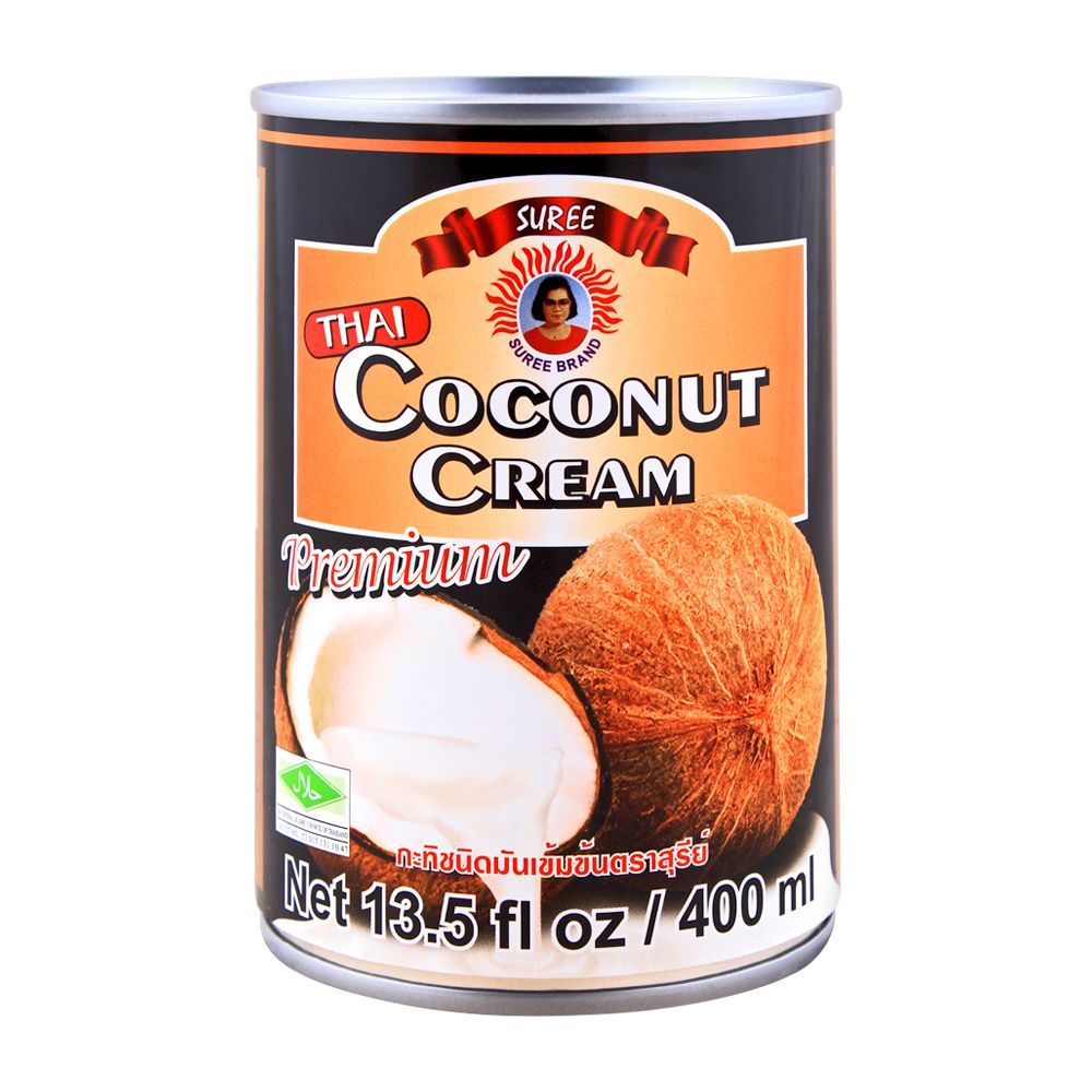 Suree Premium Thai Coconut Cream, 400ml - Main Image