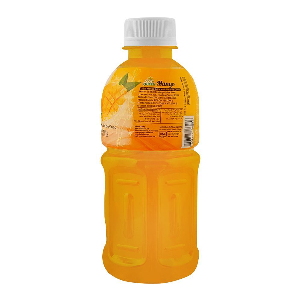 Coco Queen Nata De Coco Mango Juice, 320ml - Image 2