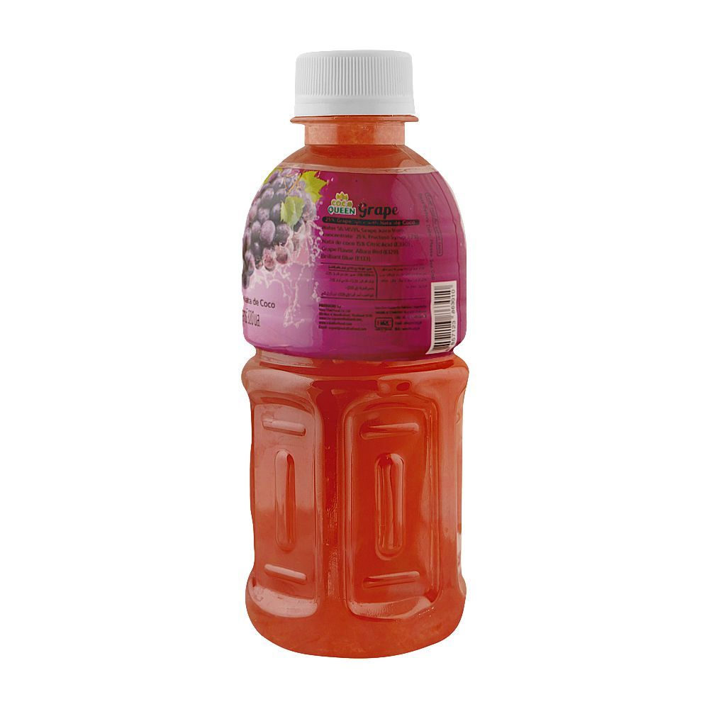 Coco Queen Nata De Coco Grape Juice, 320ml - Image 2