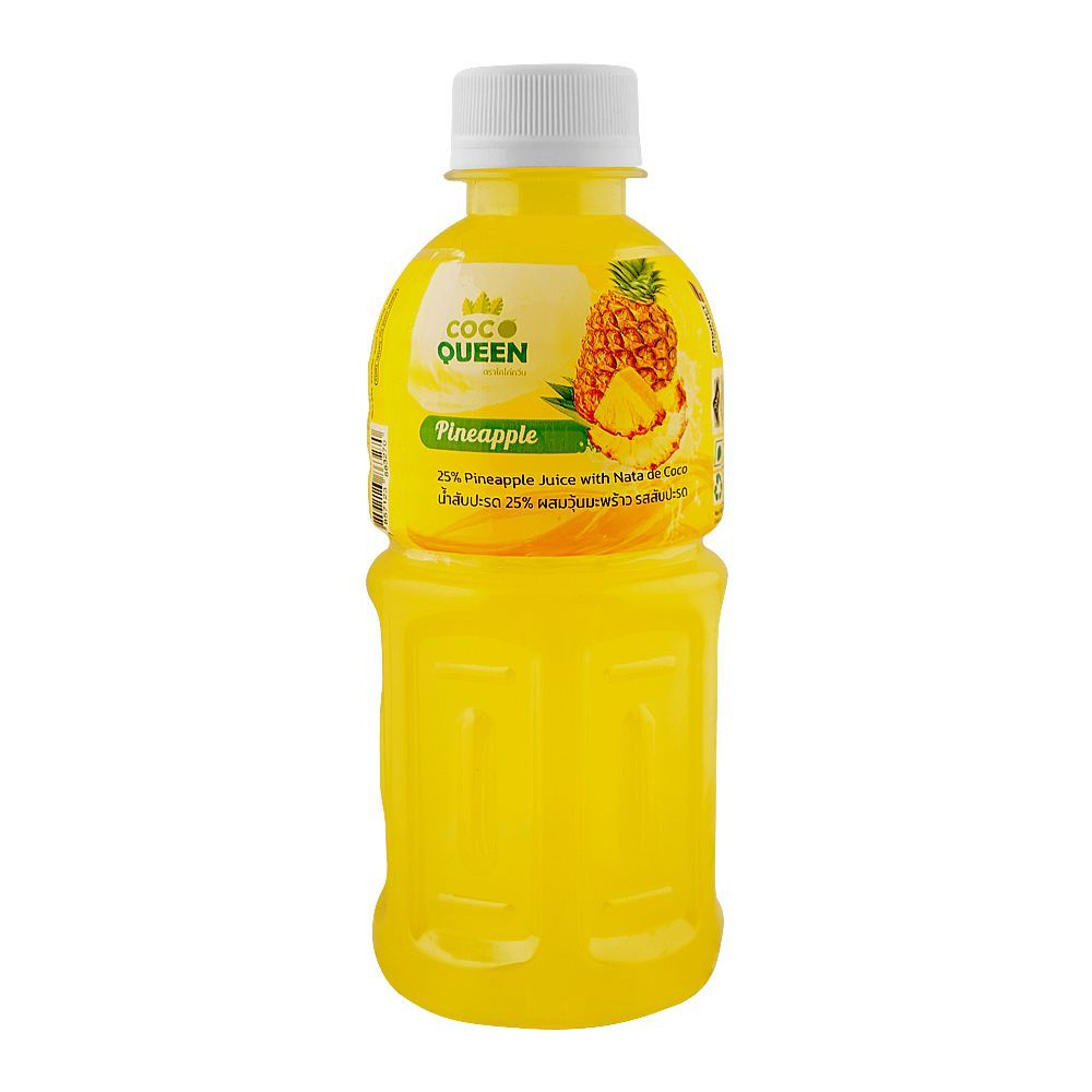 Coco Queen Nata De Coco Pineapple Juice, 320ml - Main Image