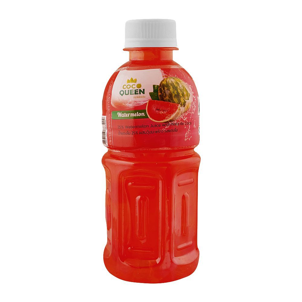 Coco Queen Nata De Coco Water Melon Juice, 320ml - Main Image