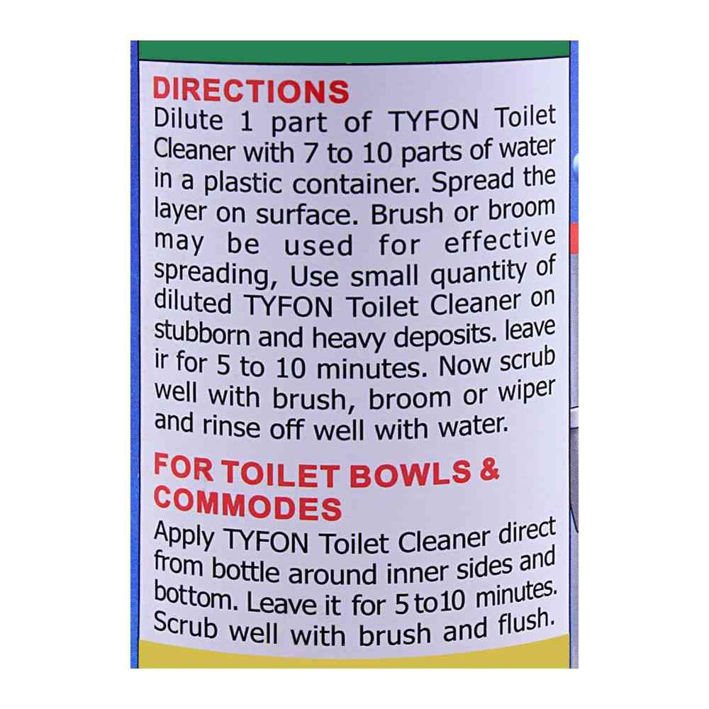 Tyfon Toilet Cleaner & Drain Opener 550ml - Image 3