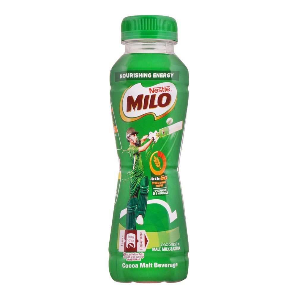 Milo Cocoa Malt Drink Bottle, Cocoa Malt Beverage, 220ml - Main Image