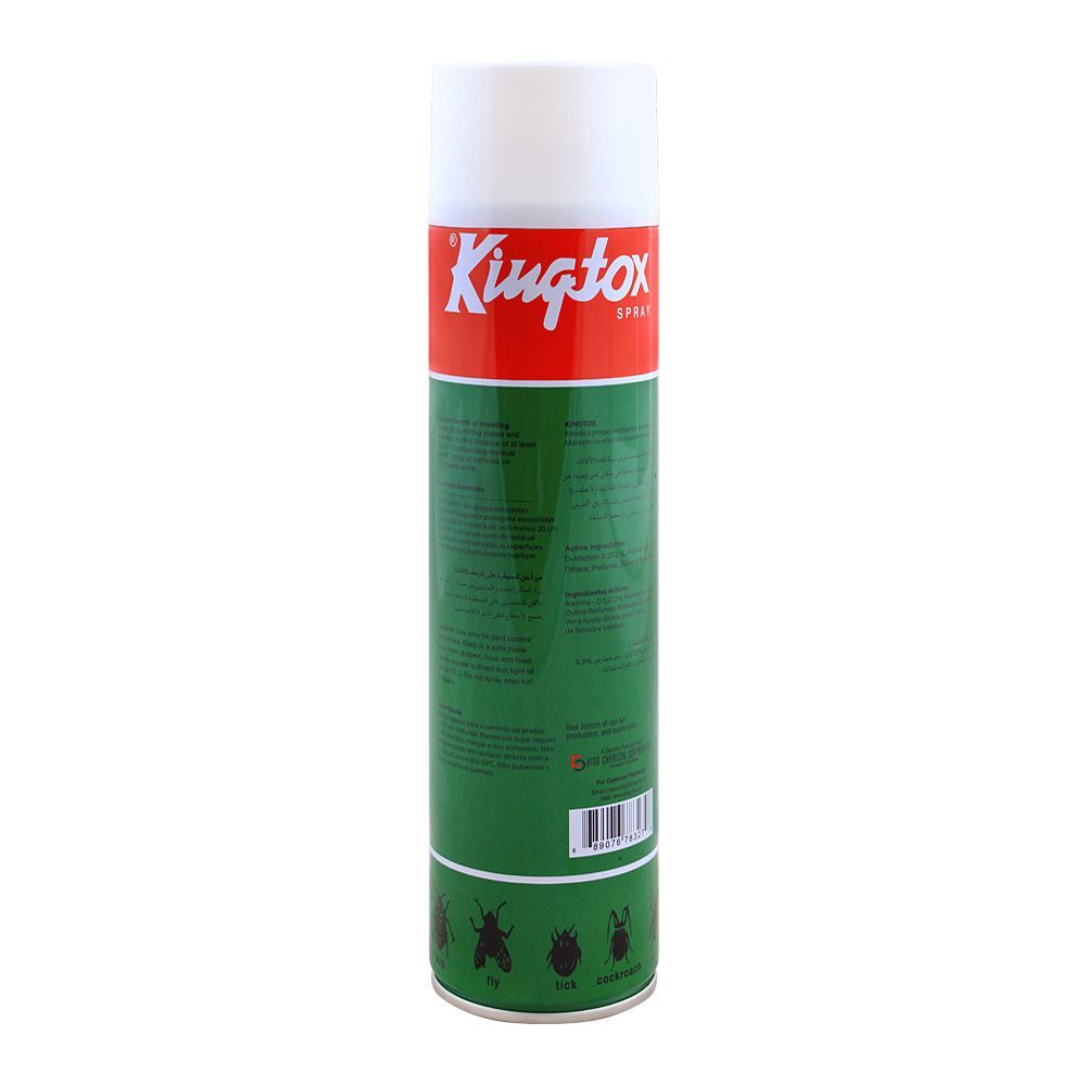 Kingtox Crawling & Flying Pest Spray 600ml - Image 2