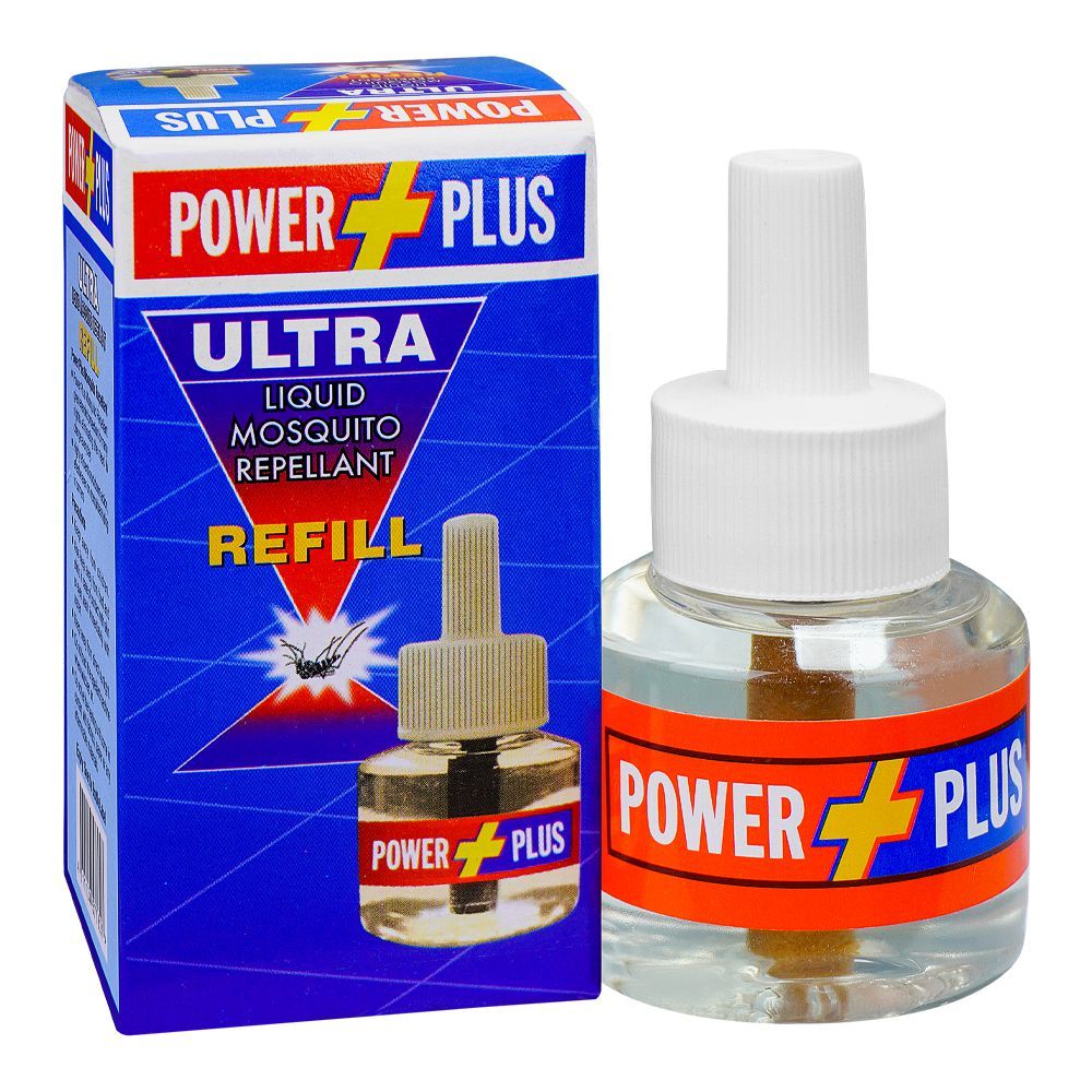 Power Plus Ultra Blue Liquid Mosquito Repellant Refill, 45ml - Main Image