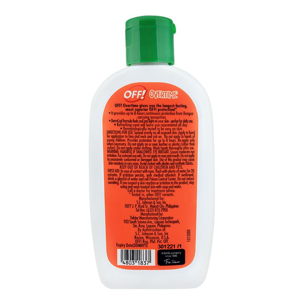 OFF! Over Time Insect Repellent Lotion, 50ml - Image 2