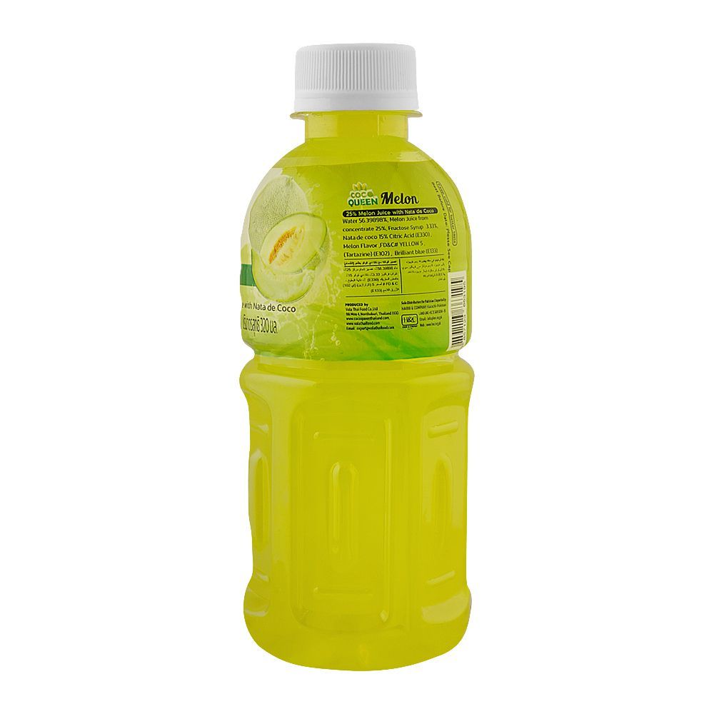 Coco Queen Nata De Coco Melon Juice, 320ml - Image 2