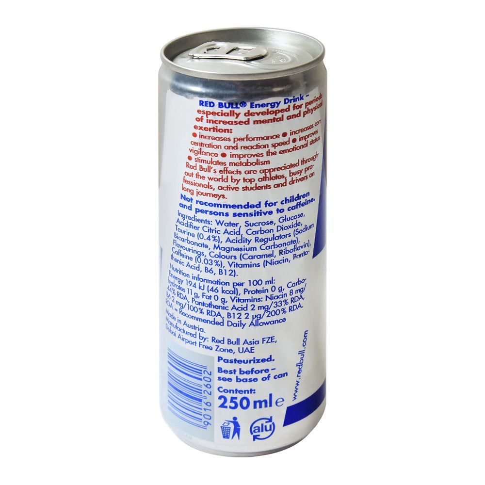 Red Bull Energy Drink, 250ml - Image 3