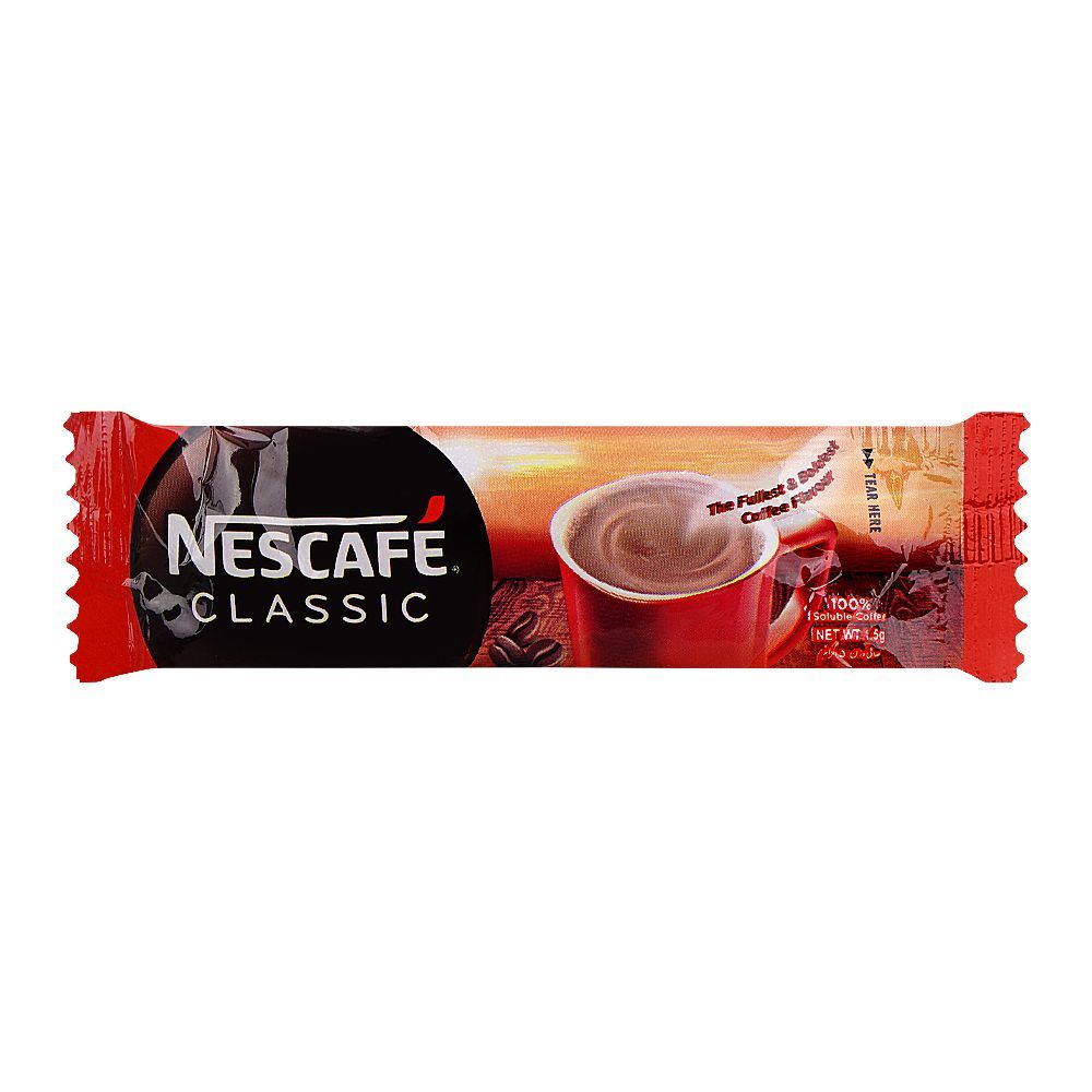 Nescafe Classic Instant Coffee Sachet, 1.5g - Main Image