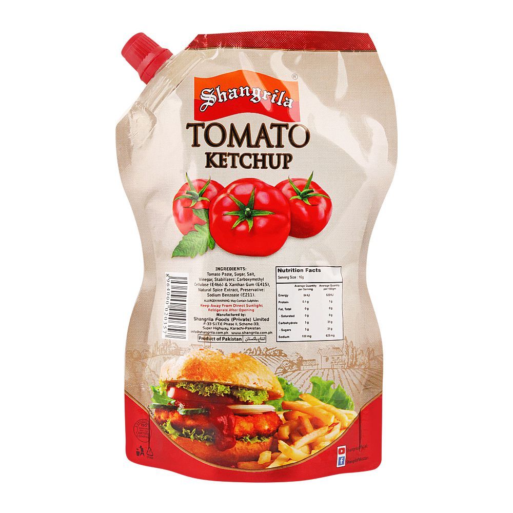 Shangrila Tomato Ketchup Pouch, 400g - Image 2