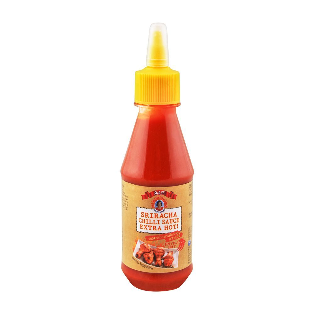 Suree Sriracha Chilli Sauce, Extra Hot, 200ml - Main Image