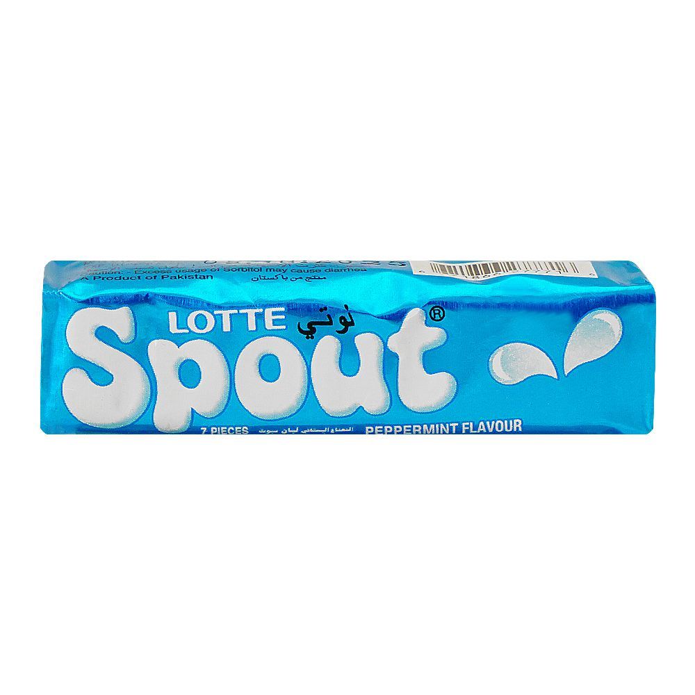 Lotte Spout Peppermint Gum, 23.8g - Main Image