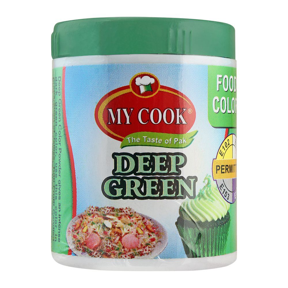 My Cook Deep Green Food Colour, 25g - Main Image