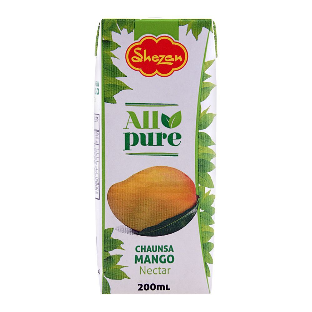 Shezan All Pure Chaunsa Mango Fruit Nectar, 200ml - Main Image