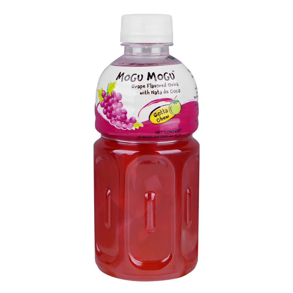 Mogu Mogu Grape Juice Bottle, 320ml - Main Image