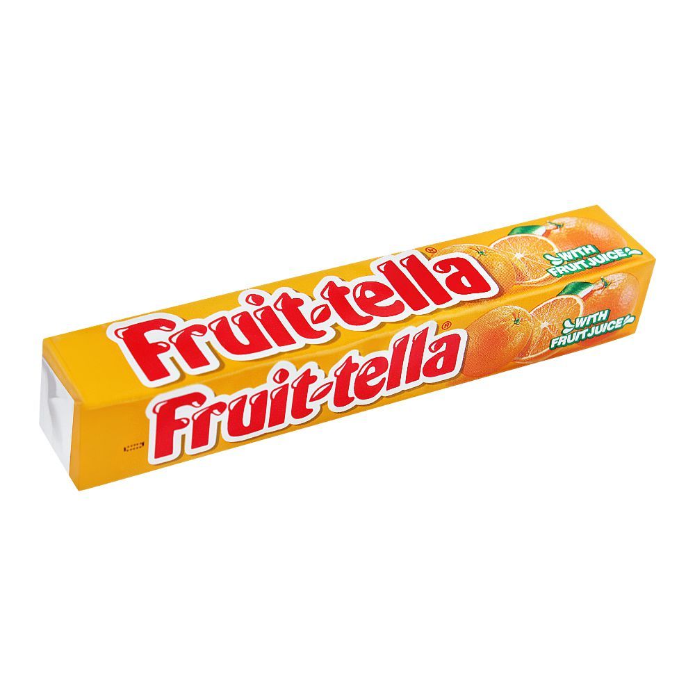 Fruit-Tella Chewy Candy, Orange, 32.4g - Main Image