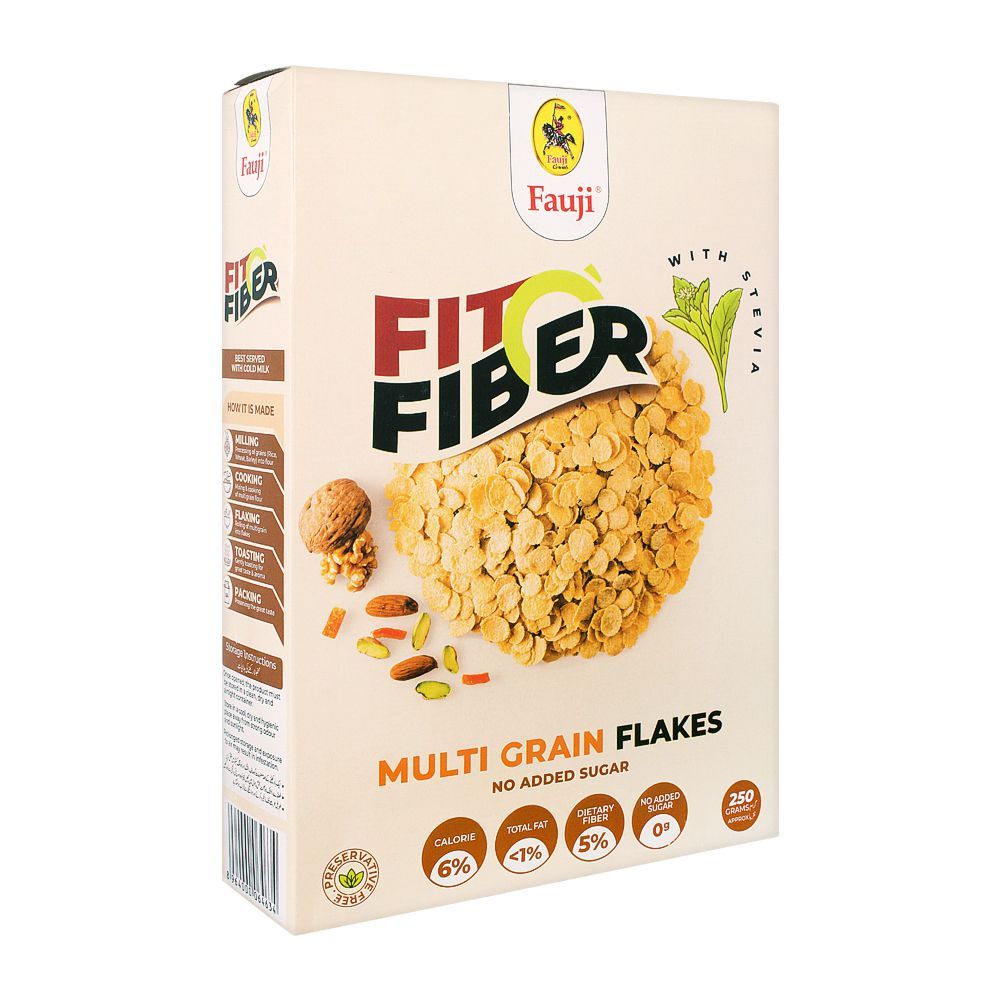 Fauji Fit-O-Fiber Multigrain Flakes, 250g - Main Image