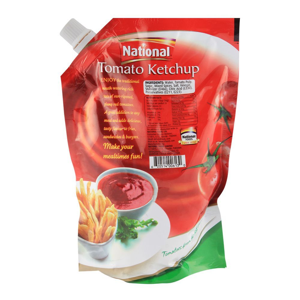 National Ketchup 500gm Pouch - Image 2