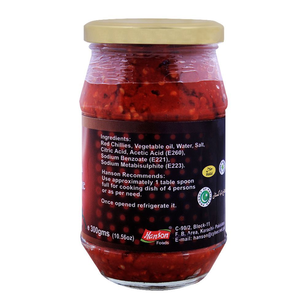 Hanson Red Chilli Paste 300g - Image 2