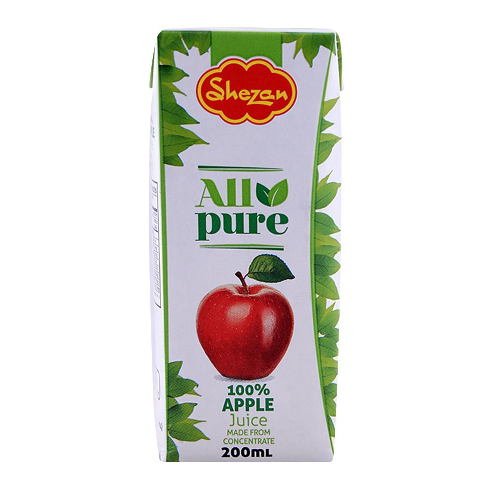 Shezan All Pure 100% Apple Juice, 200ml - Main Image