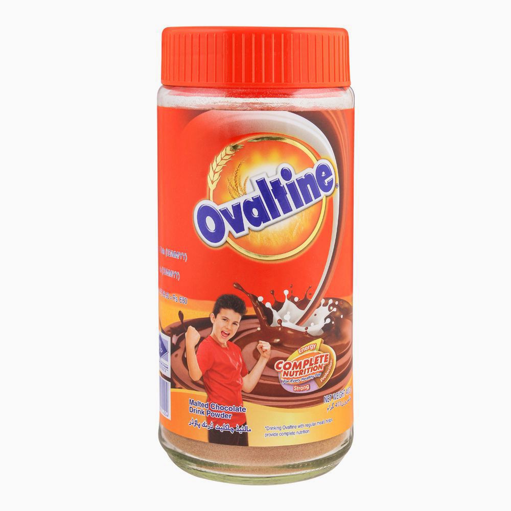 Ovaltine Malted Chocolate Drink Powder, Jar, 400g - Main Image